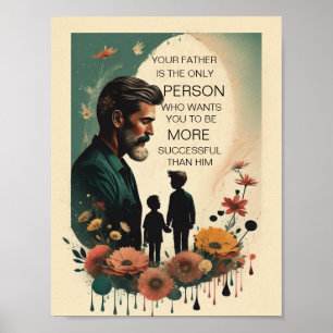 Póster Comilla padre, Imprimir, Papel Poster de valor (ma