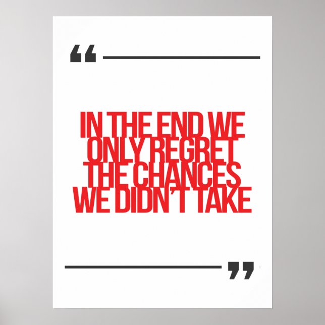 Póster comillas inspiradoras y motivadoras (Frente)