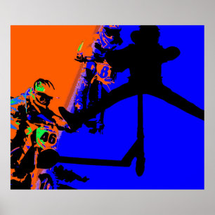 Póster Comin' Through - Motox y Scooter