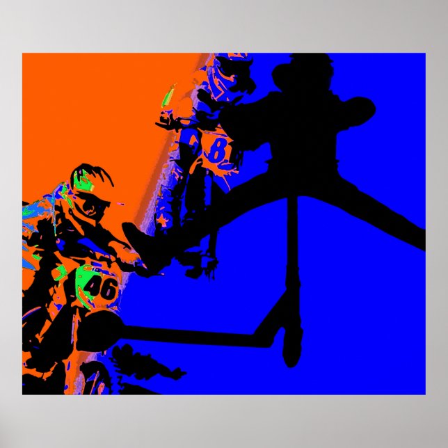 Póster Comin' Through - Motox y Scooter (Frente)