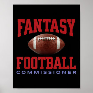 Póster Comisario de Fantasía de Fútbol, Fiesta del Borrad