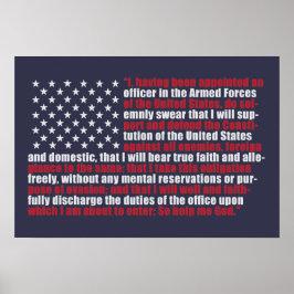 Póster Comisión de Juramento de Bandera