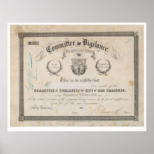 Póster Comité de Vigilancia, San Francisco (2539A)