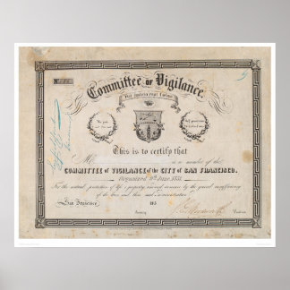 Póster Comité de Vigilancia, San Francisco (2539A)