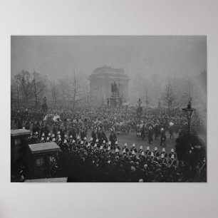 Póster Comitiva fúnebre de la reina Victoria