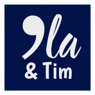 Póster Comma Kamala y Tim 2024