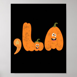 Póster Comma La Funny Kamala Calabazas Halloween