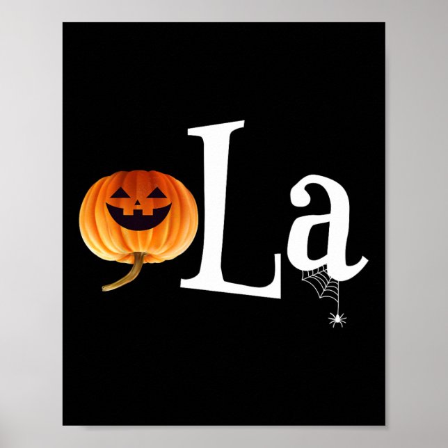 Póster Comma La Funny Kamala Harris Halloween (Frente)