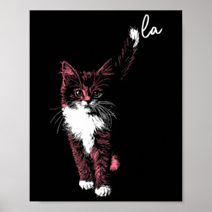 Póster Comma La Kamala Harris Cat Kitten Cute Adorable Ta