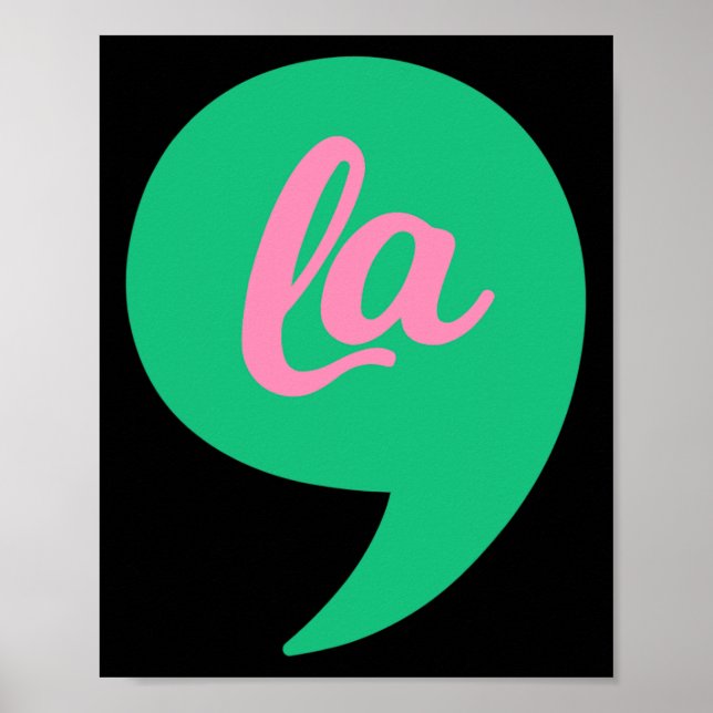 Póster Comma La Kamala Harris Costum de Votación 2022 (Frente)