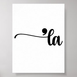 Póster Comma La Kamala Harris La elección