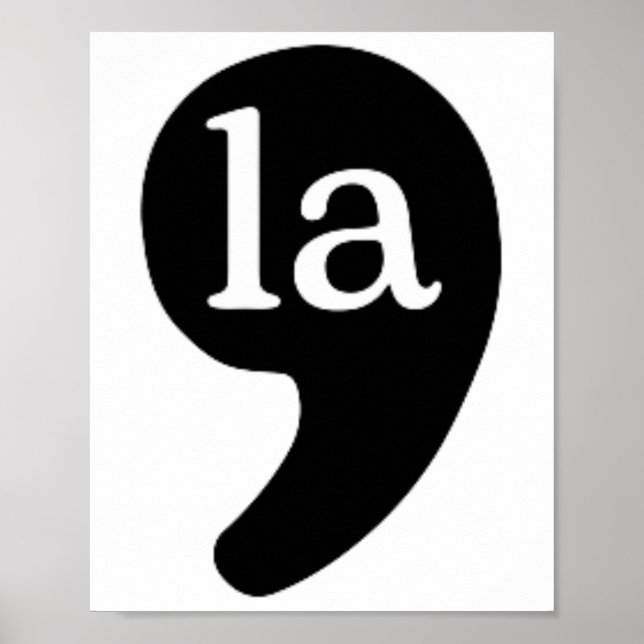 Póster Comma La Kamala Harris Por La Presidencia 2024 (Frente)