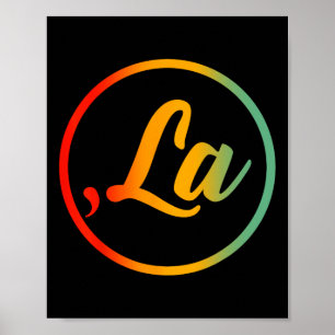 Póster Comma La Kamala Harris Por La Presidencia 2024