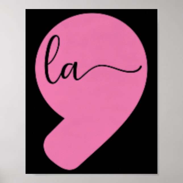 Póster Comma La Kamala Harris por las elecciones presiden (Frente)