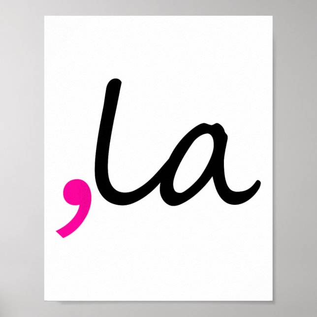 Póster Comma La Kamala Vota Harris Waltz 2024 Kamala Por (Frente)