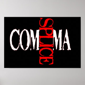 Póster Comma Splice