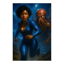 Commander Gail Kween vs Pulpo Grotesco | Anime 