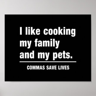Póster Commas salvan vidas