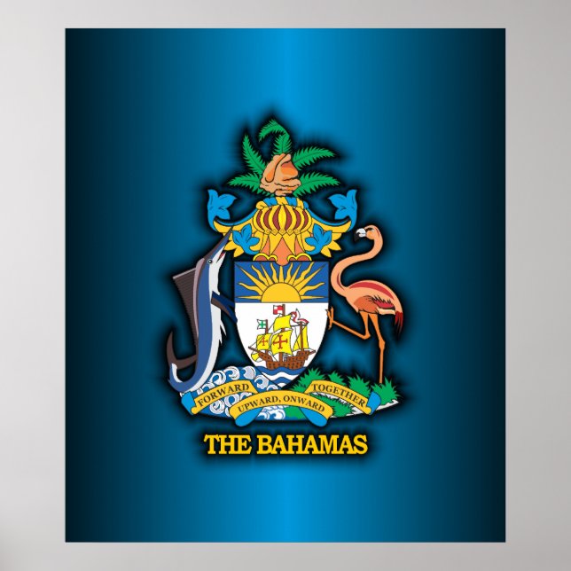Póster Commonwealth of Bahamas COA (Frente)