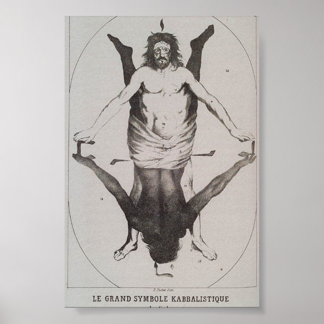 Póster Como arriba, muy por debajo del Ilustracion (Frente)