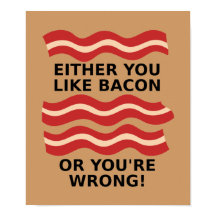 Como Bacon Poster