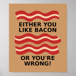 Póster Como Bacon Poster