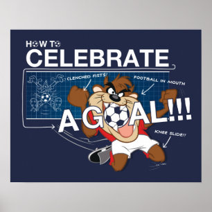 Póster Cómo celebrar un gol con TAZ™
