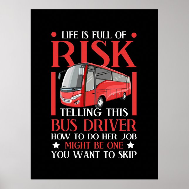 Póster Cómo Decir A Este Controlador De Bus Cómo Hacerlo (Frente)