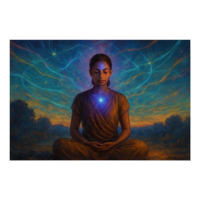 Póster Cómo desarrollar clarividencia y visión interna (Anverso)