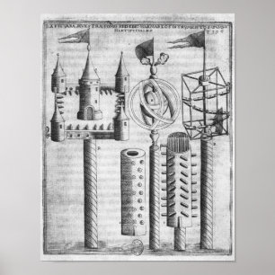 Póster Cómo encender fuegos artificiales