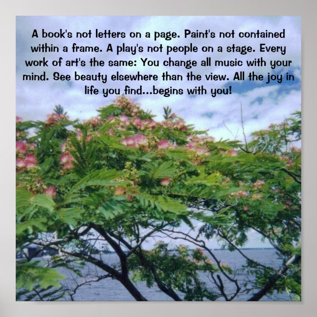 Póster ¡Cómo encontrar la alegría en la vida! (Frente)