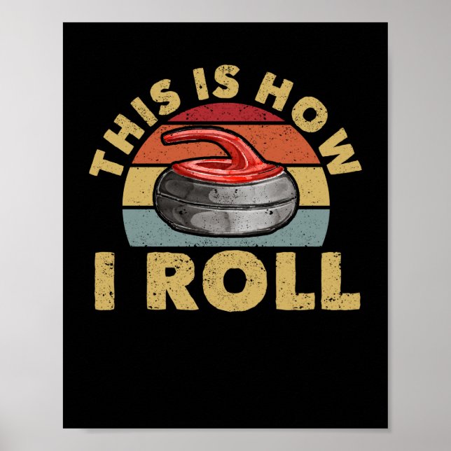 Póster Cómo enrollar el rizado de los aficionados al depo (Frente)