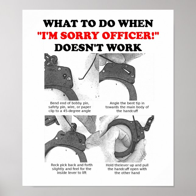 Póster Cómo escapar de un Poster gracioso (Frente)