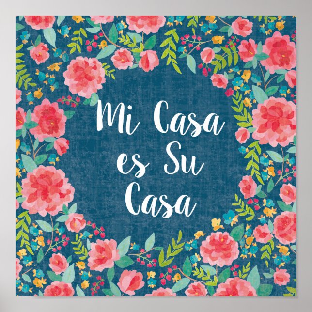 Póster Como Frida VIII | Mi Casa es su Casa (Frente)
