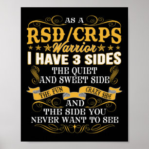 Póster Como Guerrero De Rsdcrps Tengo 3 Partes Divertidas