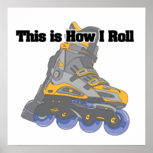 Póster Cómo hacer rodar (Roller Blades/Inline Skates)