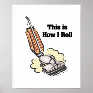 Póster Cómo hago el rollo (limpiador de vacío)