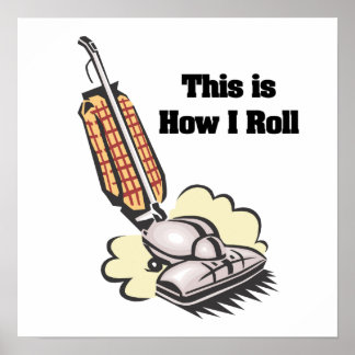 Póster Cómo hago el rollo (limpiador de vacío)