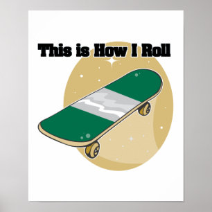 Póster Cómo hago el rollo (Skateboard)