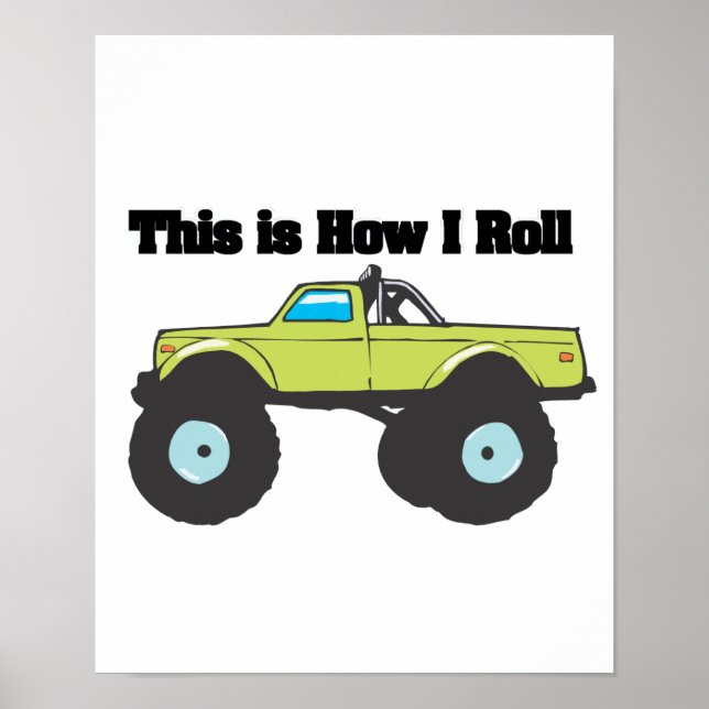 Póster Cómo hago rodar (Monster Truck) (Frente)