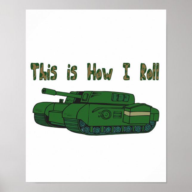 Póster Cómo hago rollo (tanque militar) (Frente)