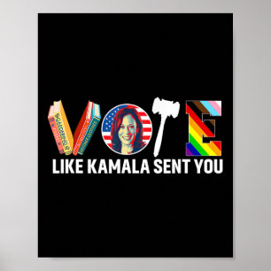 Póster Como Kamala Te Envió Shirt Uterus Feminist Lgbt 1