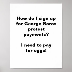 Póster Cómo me inscribo para los pagos de la protesta de 