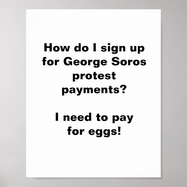 Póster Cómo me inscribo para los pagos de la protesta de  (Frente)