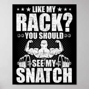 Póster Como Mi Bandeja, Debería Ver Mi Cama De Snatch