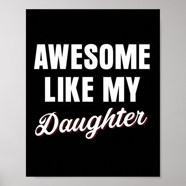 Póster Como Mis Hijas, Padre Día (Frente)