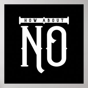 Póster Cómo no hay tipografía