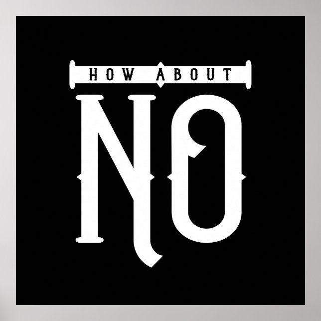 Póster Cómo no hay tipografía (Frente)