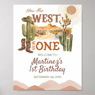 Póster Cómo Occidente Fue Bienvenida Un Vaquero De La Fie