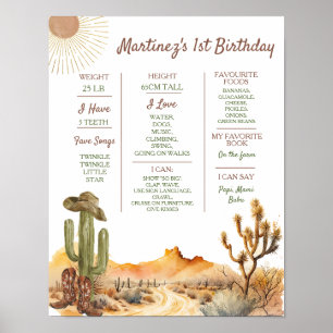 Póster Cómo Occidente Fue Un Hito De Vaquero De Cumpleaño